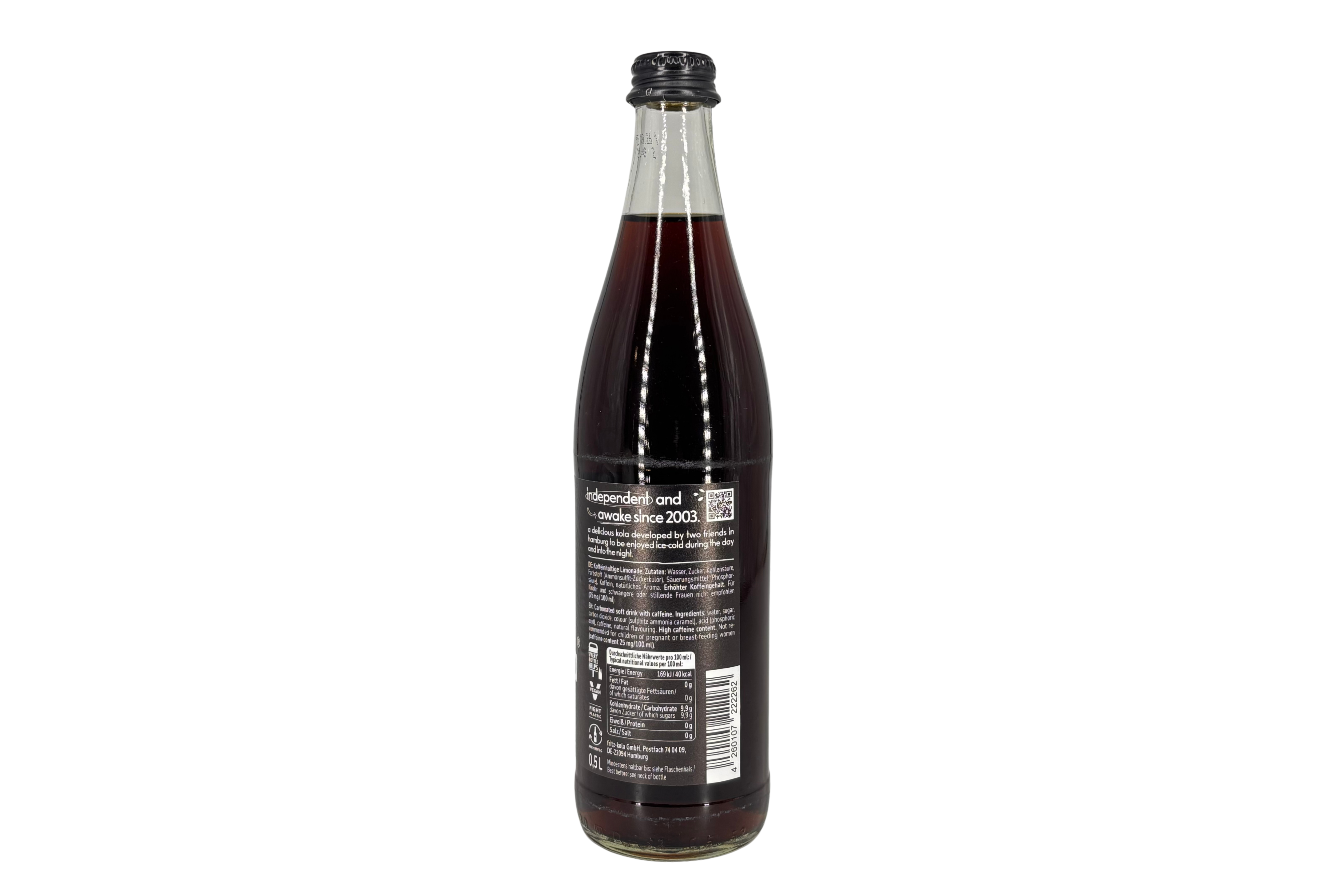 fritz-kola Fritz Kola, VPE: 500ml, VKE: 10x500ml