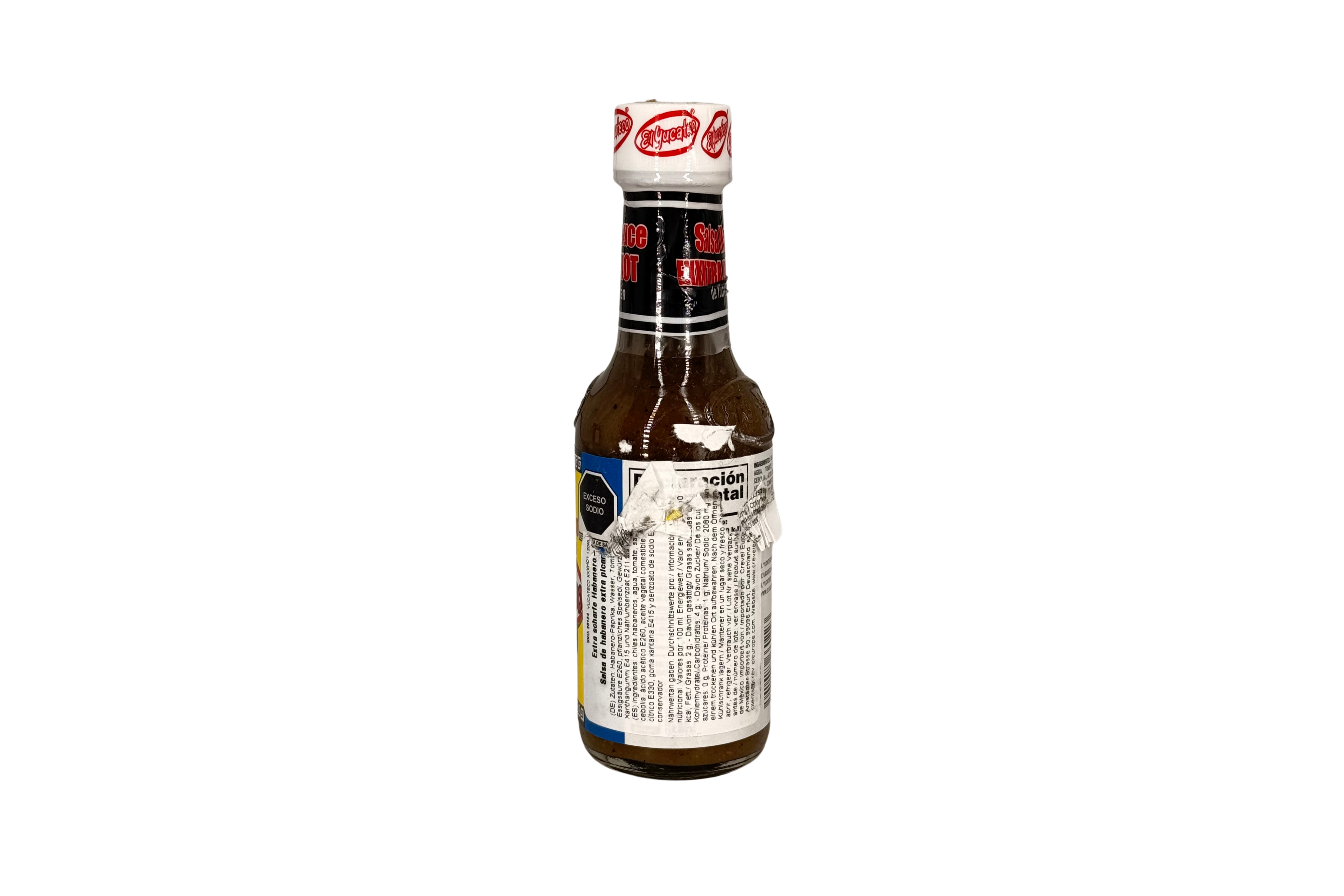 El Yucateco XXXTRA Hot Sauce Habanero, Extrem scharfe Habanero-Chili-Soße, VPE: 1x120ml