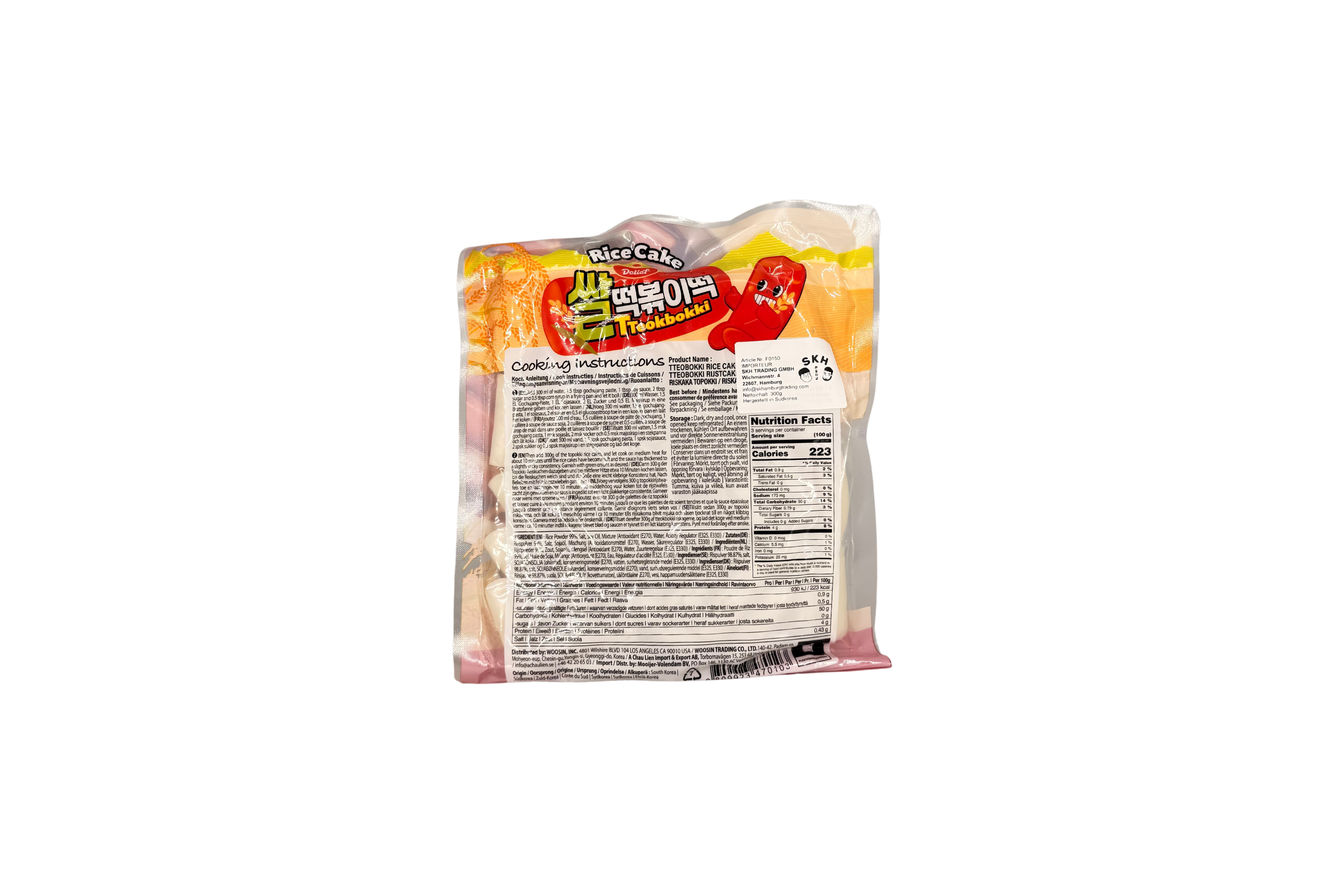 Delief Tteokbokki Reiskuchen, VPE: 300g, VKE: 10x300g