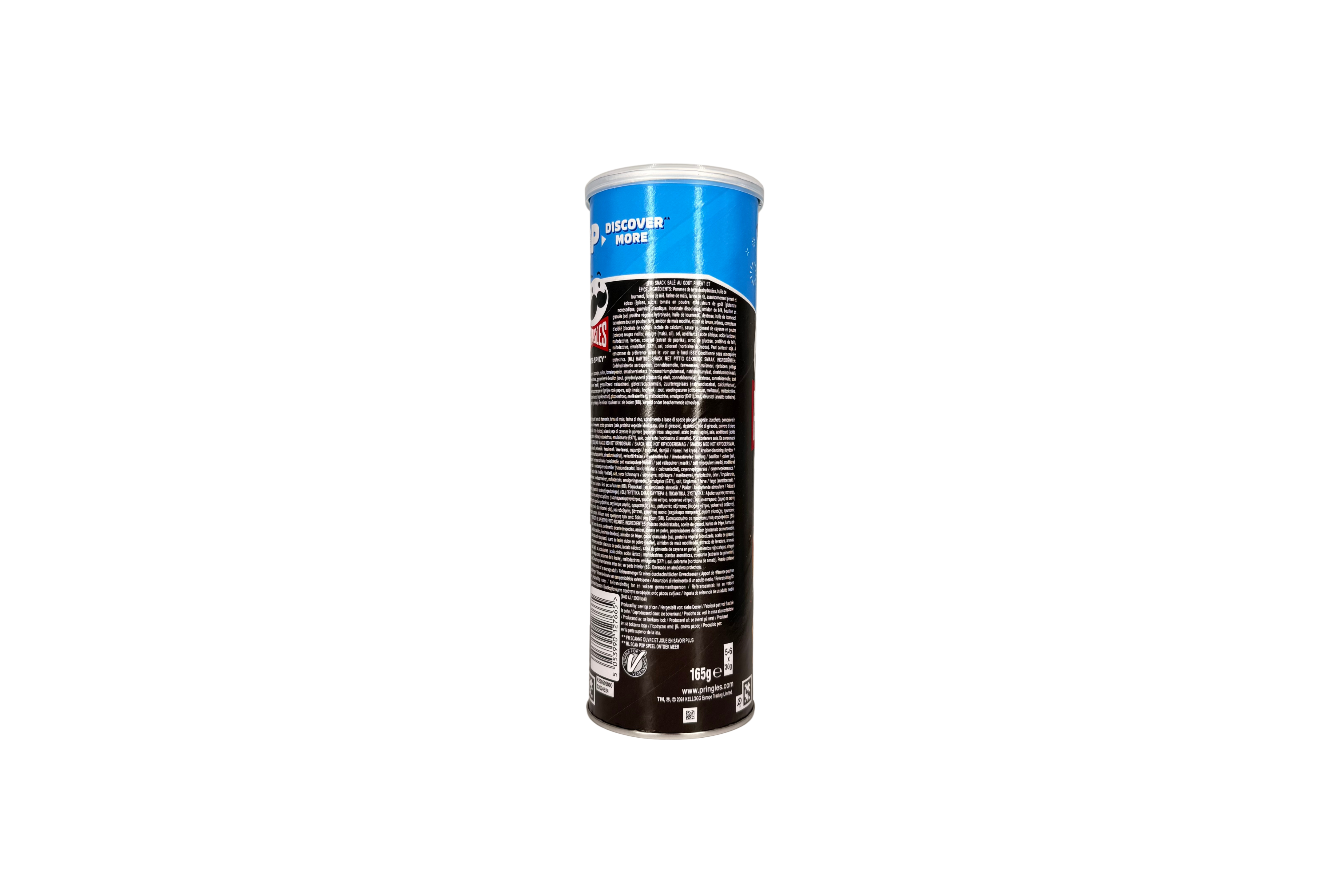 PRINGLES Hot & Spicy, VPE: 165g Packung, VKE: 19x165g