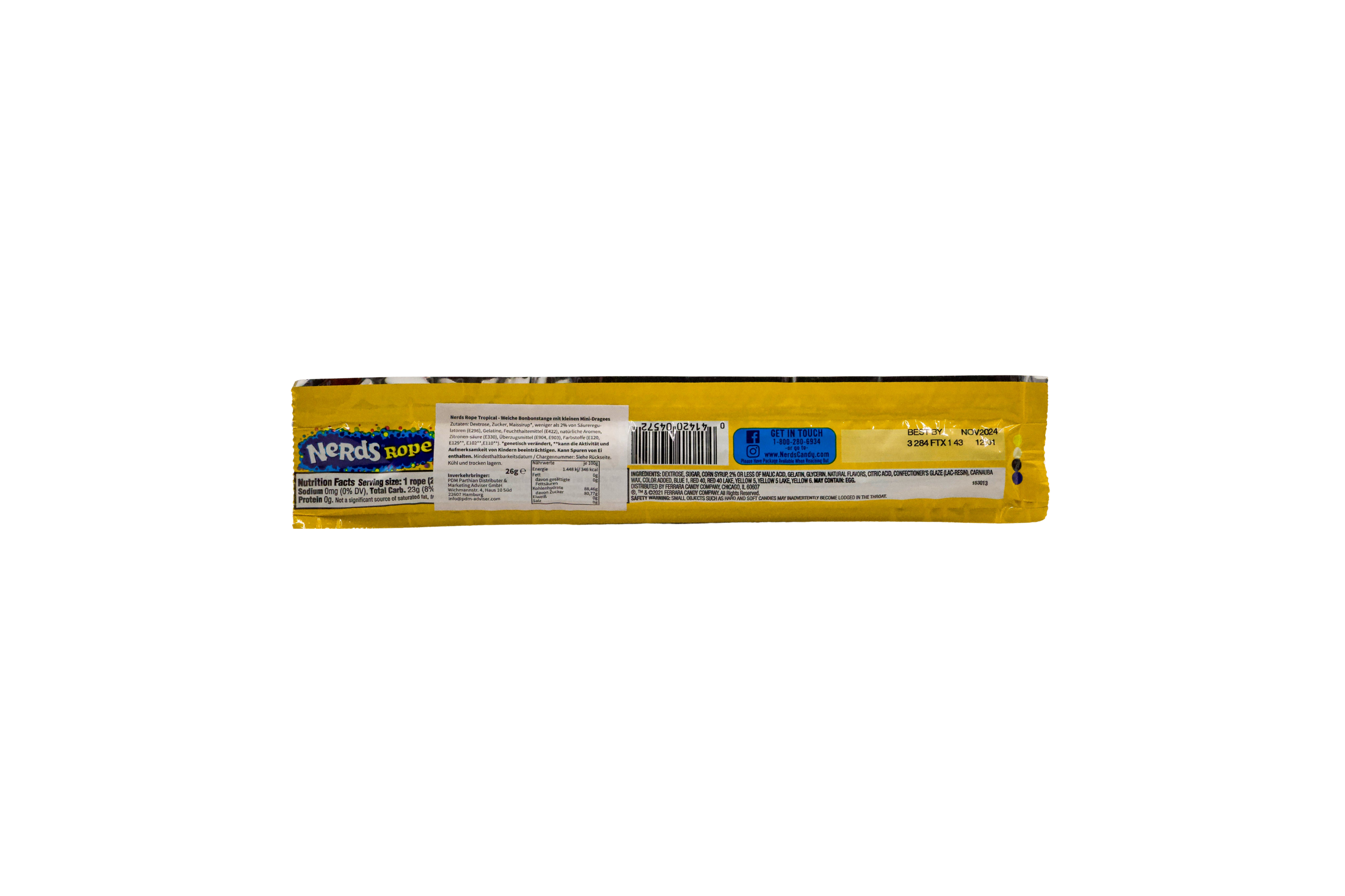 Nerds Tropical Rope, VPE: 26g, VKE: 24x26g