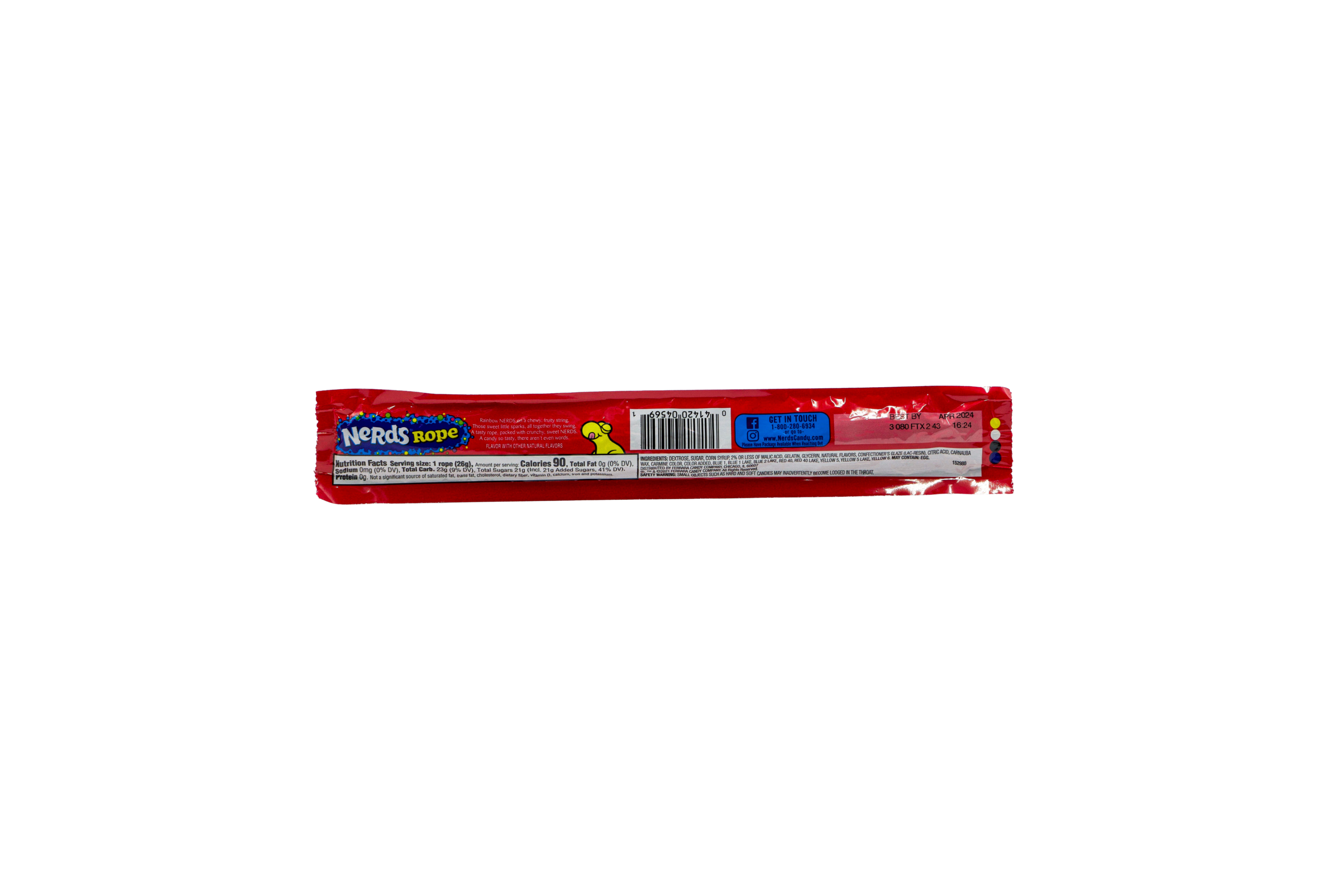 Nerds Rainbow Rope VPE: 26g, VKE: 24x26g