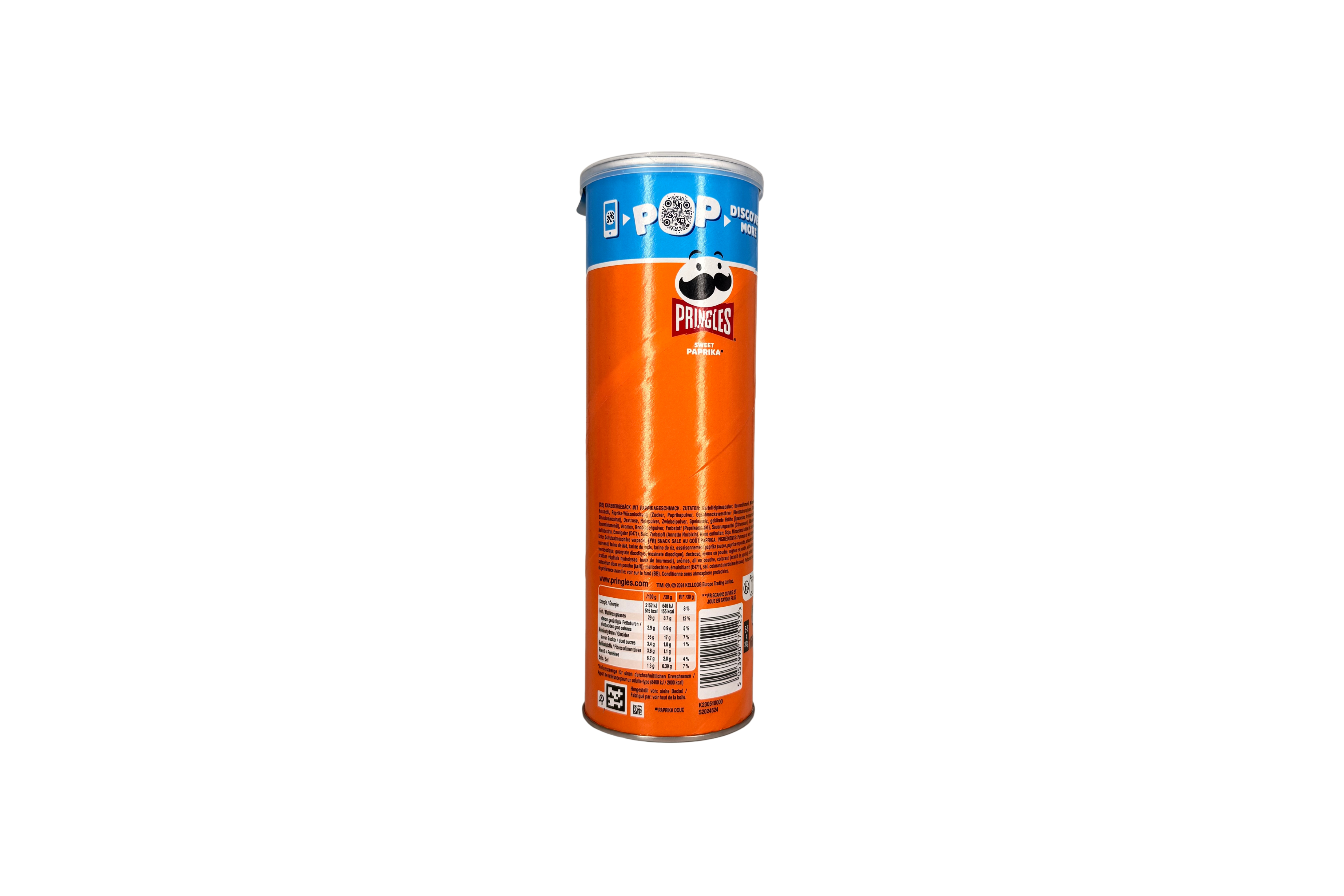 PRINGLES Sweet Paprika, VPE: 165g, VKE: 19x165g