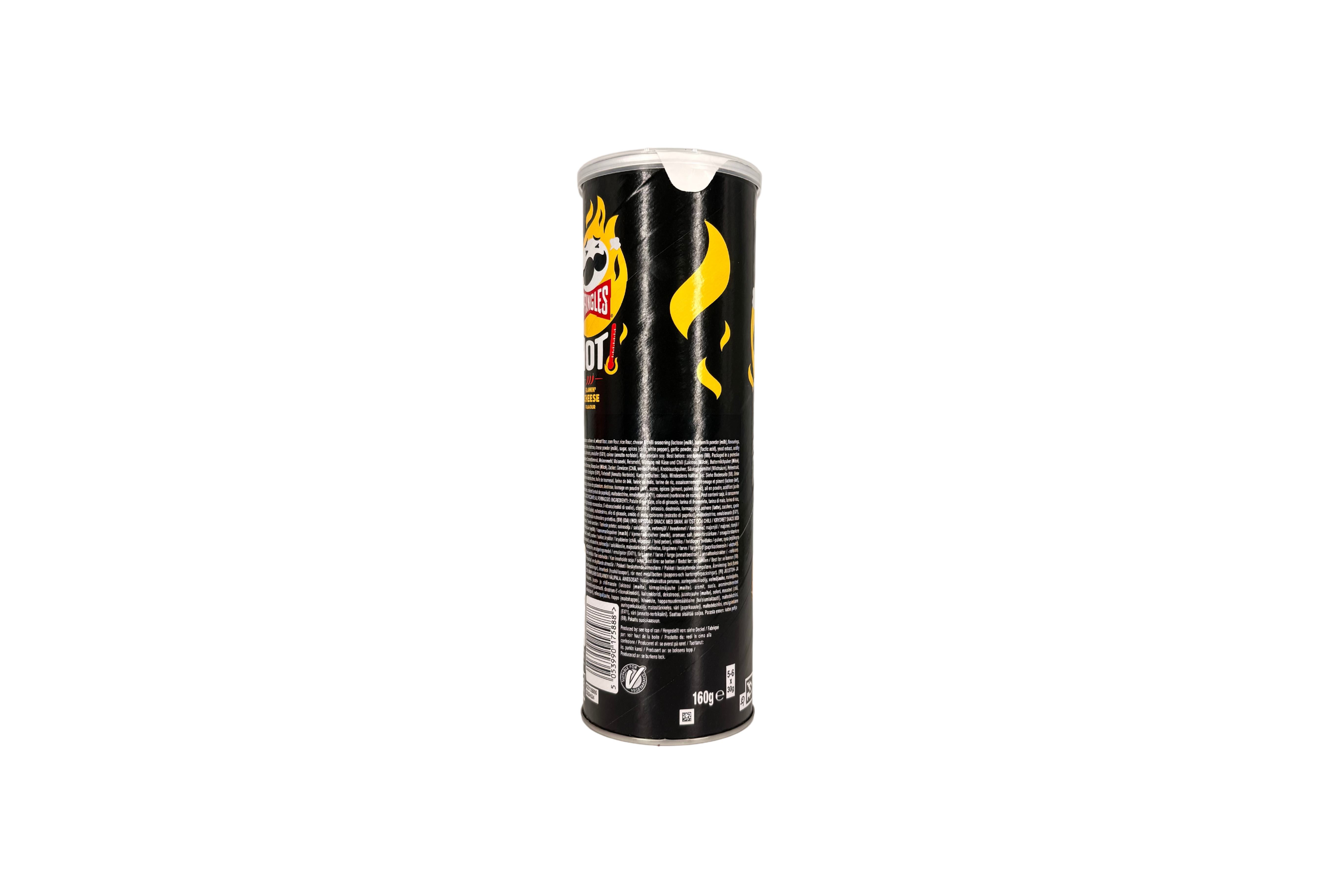 PRINGLES Hot Flamin' Cheese, VPE: 160g Packung, VKE: 19x160g