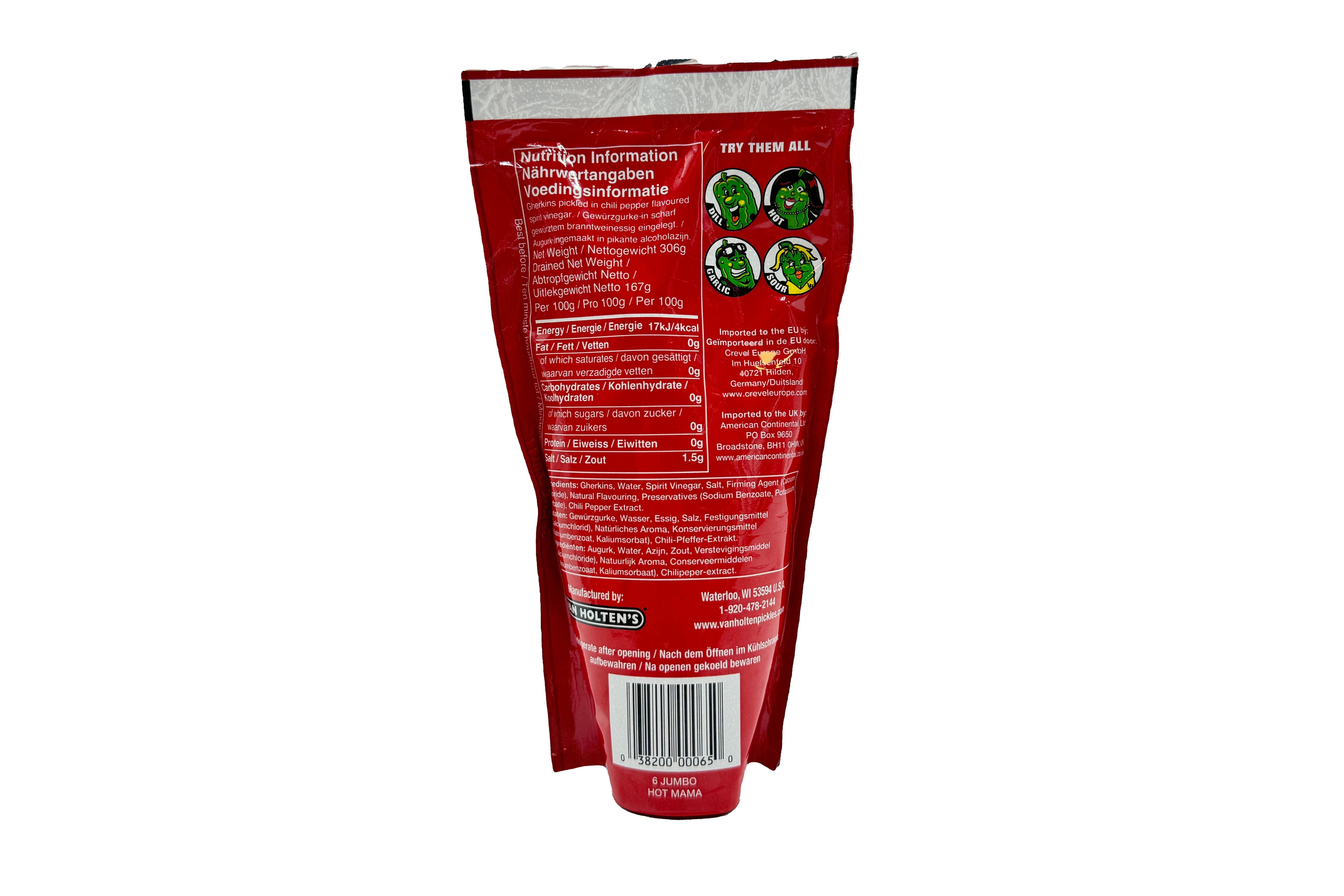 Van Holten´s Hot Mama Pickle, VPE: 333g, VKE: 12x333g