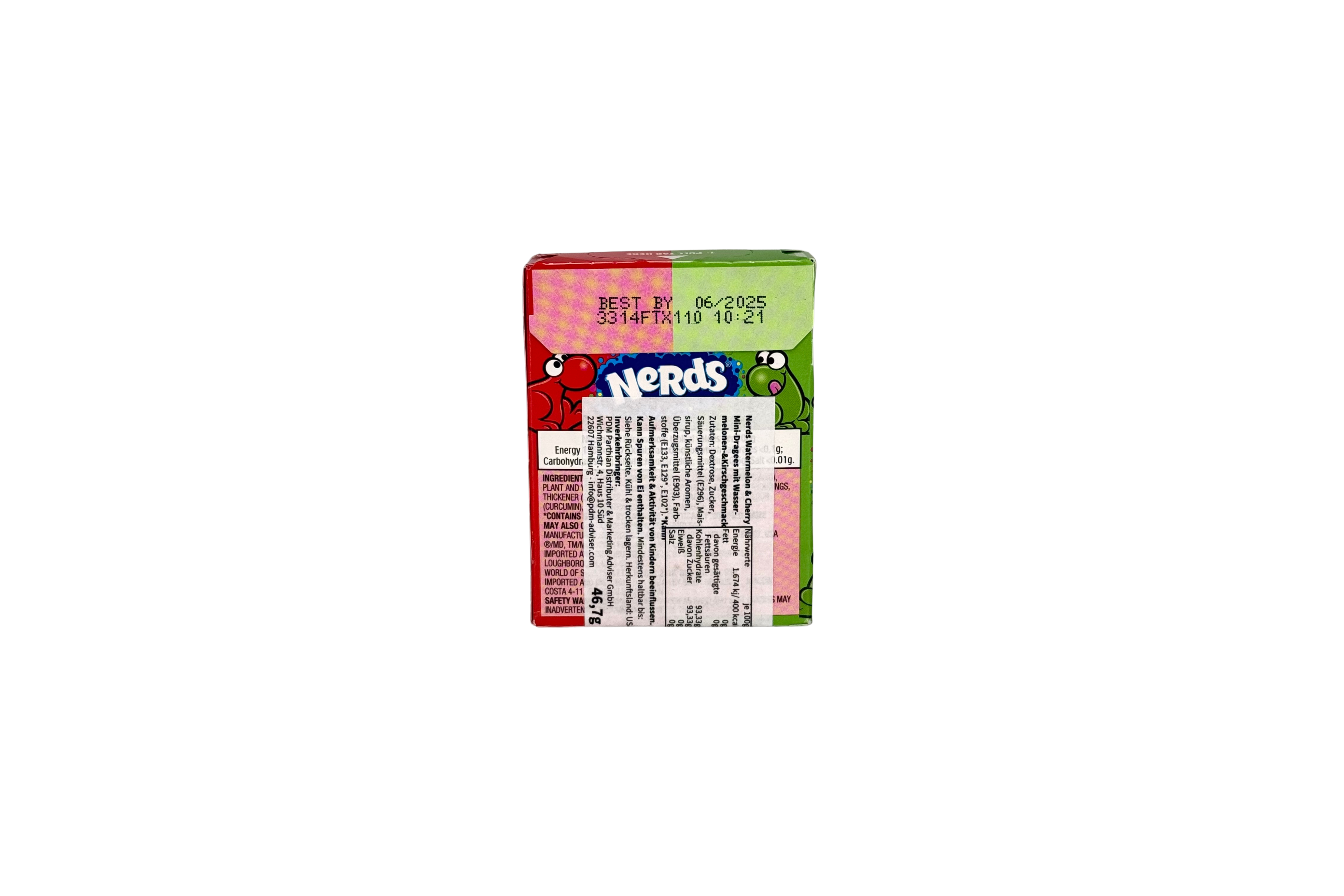 Nerds Watermelon & Cherry, VPE: 46,7g, VKE: 36x46,7g