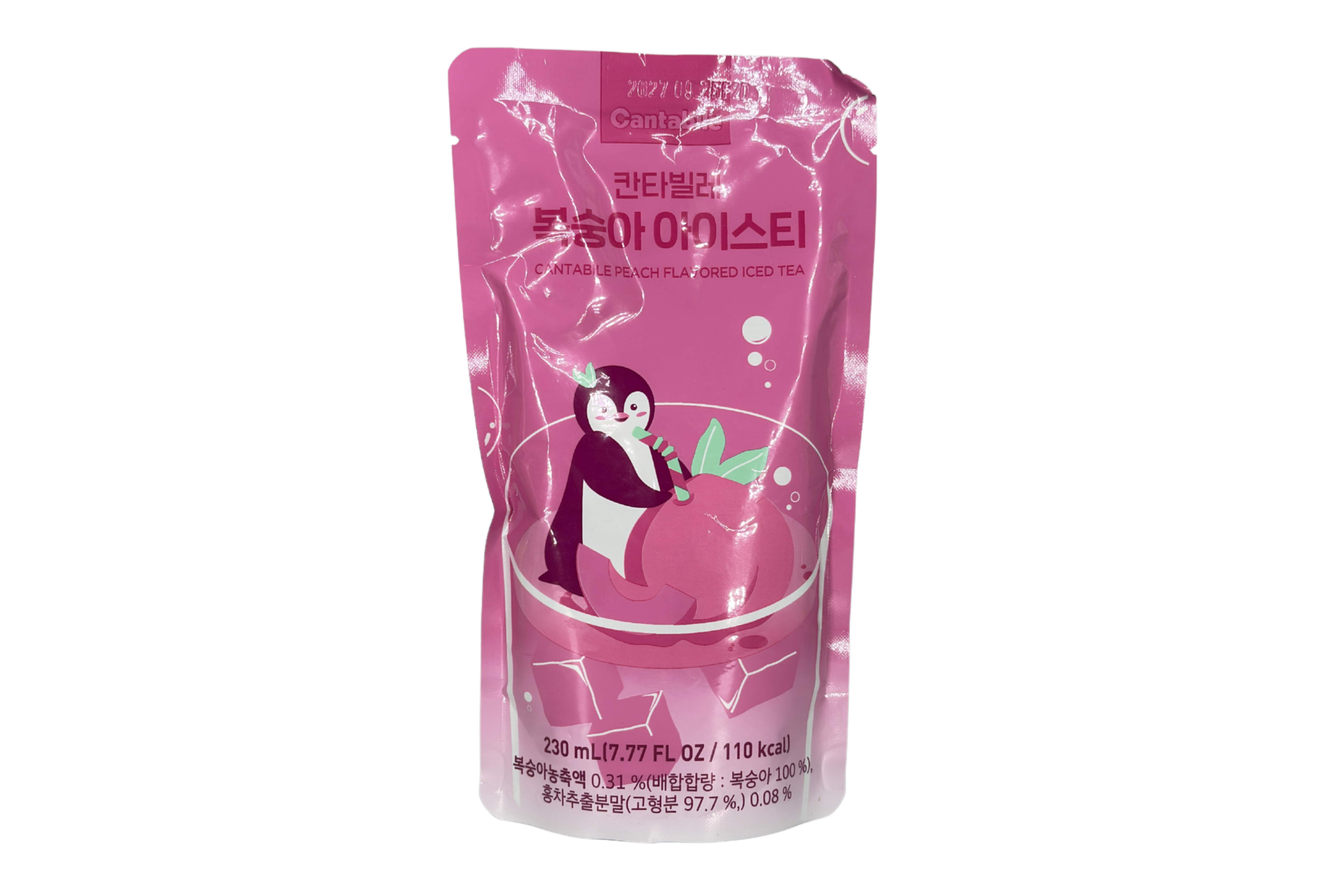 Cantabile Peach Flavored Iced Tea, VPE: 230ml, VKE: 10x230ml