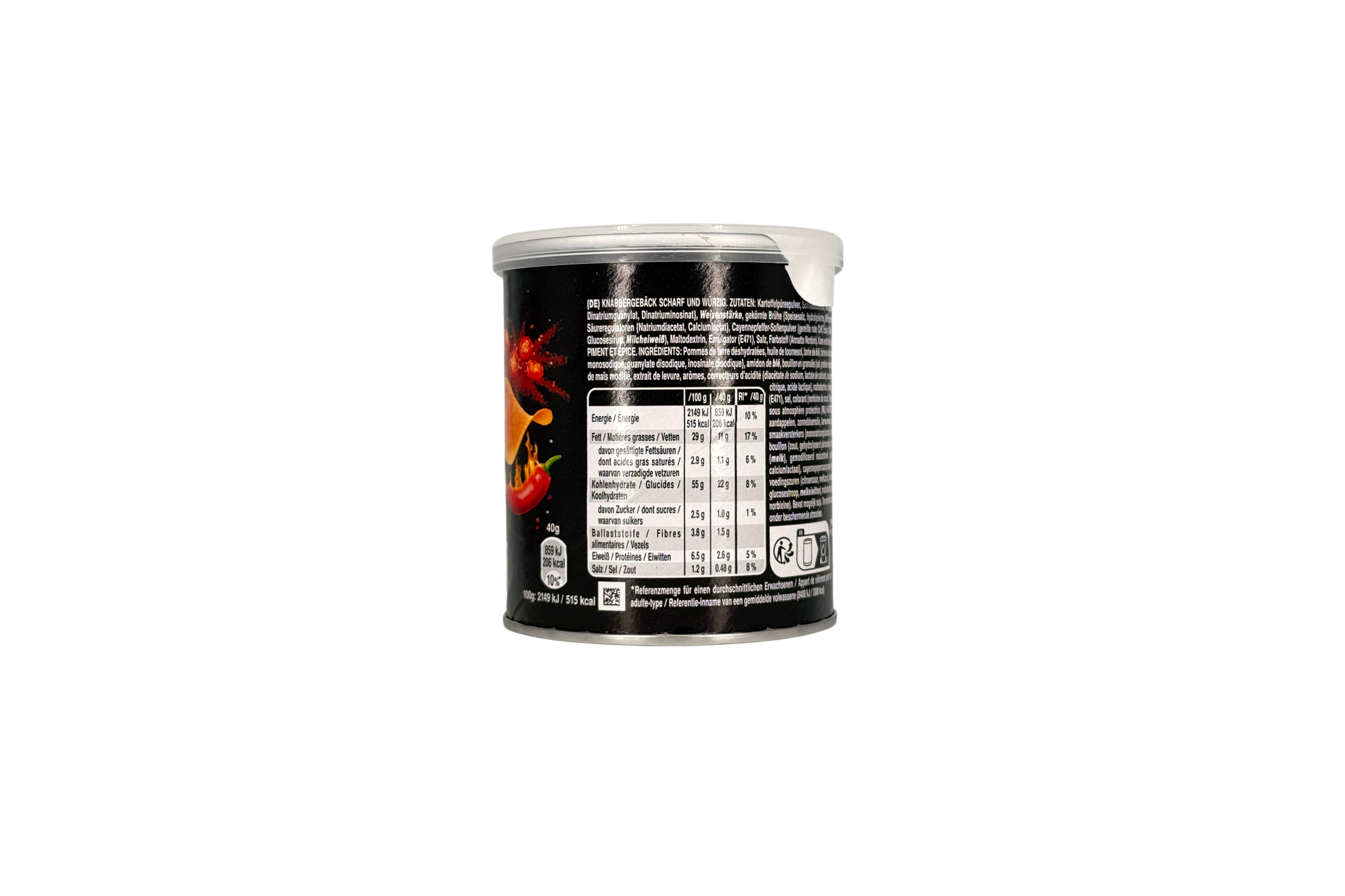 Pringles Hot & Spicy, VPE: 40g, VKE: 12x40g
