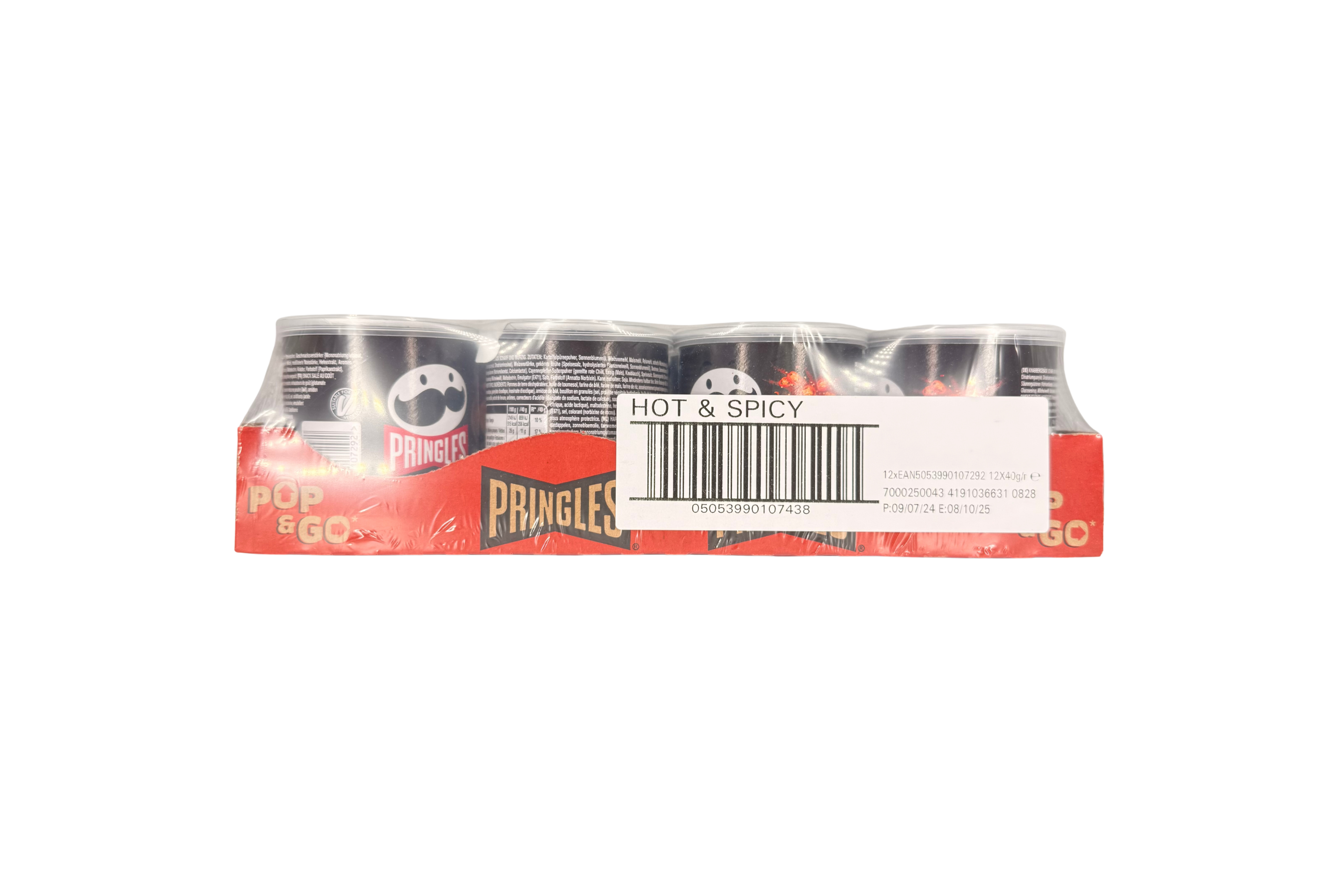 Pringles Hot & Spicy, VPE: 40g, VKE: 12x40g