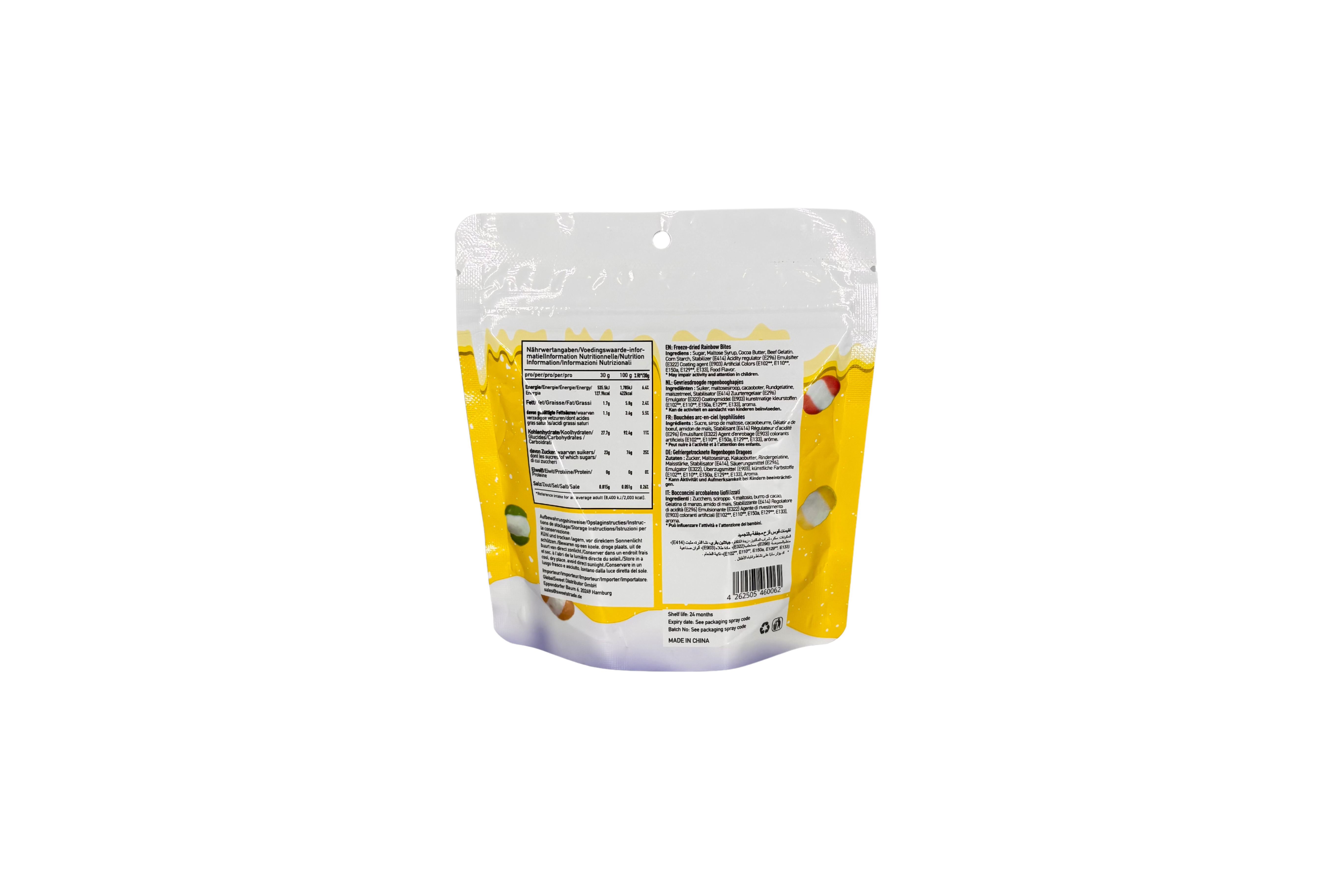 Chaos Candy Freezes Crunchy Rainbow Bites, VPE: 60g, VKE: 24x60g